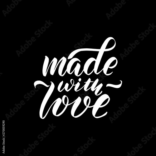lettering made with love
