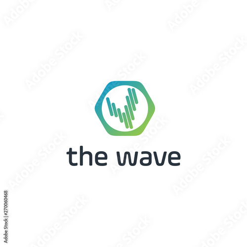 Water Wave symbol and icon Logo Template vector 