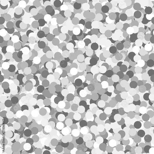 Shining silver glitter texture vector seamless pattern. Sparkle glitter seamless background.