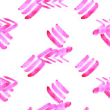 Hand painted watercolor stain seamless pattern. Pink and purple stains isolated on white background. Perfect for teen textile, card, wrap and other design