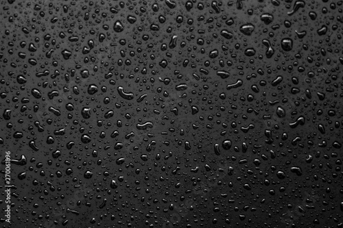 abstract water drops on a white background