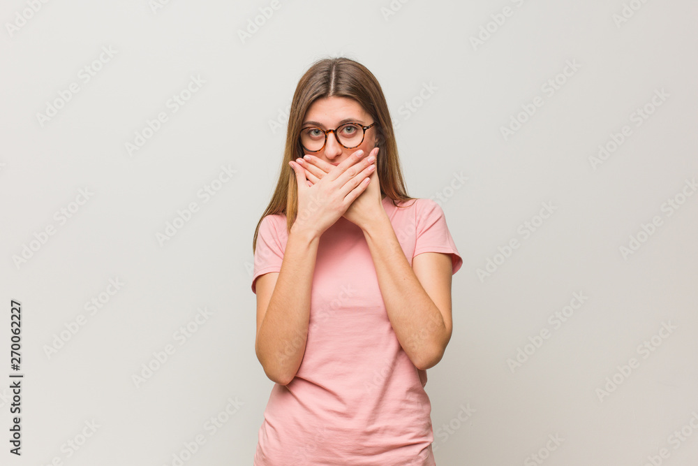 Young russian natural girl surprised and shocked Young russian natural girl surprised and shocked