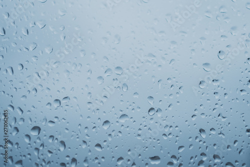 water drops on window - droplets on glass -