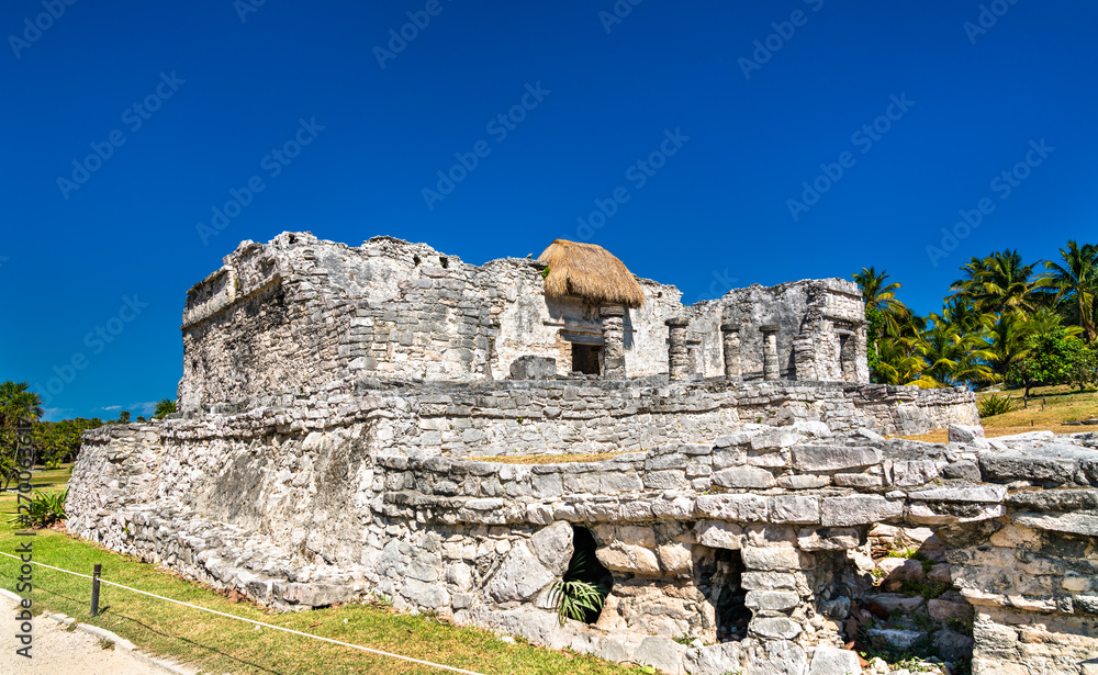 Ancient Mayan ruins at Tulum in Mexico