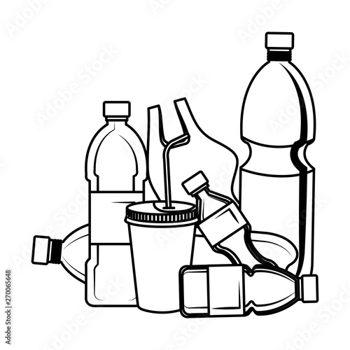plastic and disposables products garbage