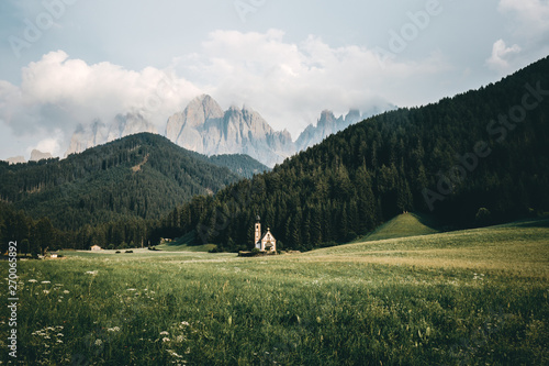 The small Church of St. John in Ranui, Italy