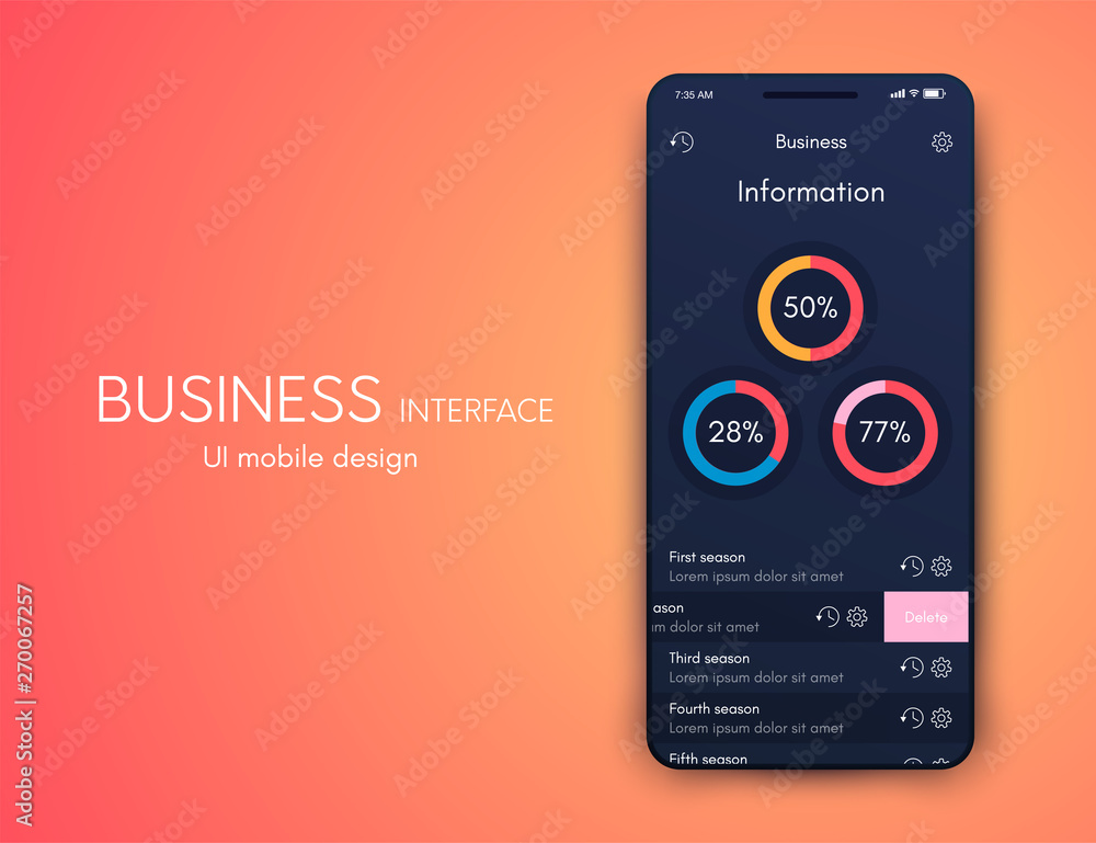 Vector graphics mobile infographics with three options. Template for creating mobile applications, workflow layout, diagram, banner, web design, business reports with 3 steps Vector graphics mobile infographics with three options. Template for creating mobile applications, workflow layout, diagram, banner, web design, business reports with 3 steps