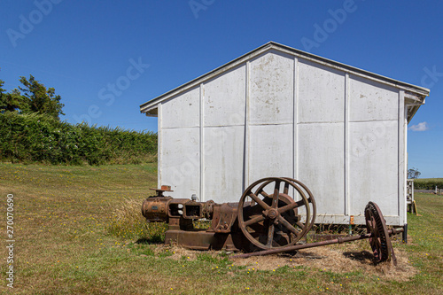 old machinery & house