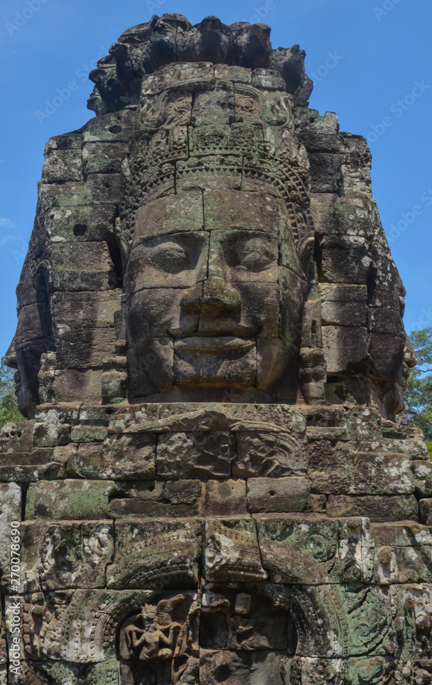 A view of Angkor Thom temple in Siem Reap, Cambodia A view of Angkor Thom temple in Siem Reap, Cambodia