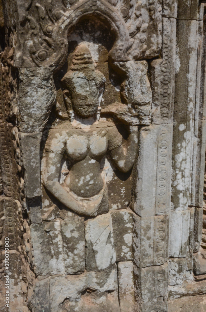 A view of Ta Phrom temple in Siem Reap, Cambodia