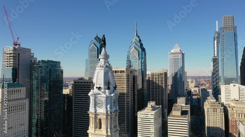 Urban Core City Center Downtown Philadelphia Pennsylvania