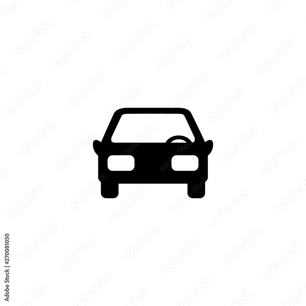 Car front simple icon. Vector illustration Car front simple icon. Vector illustration