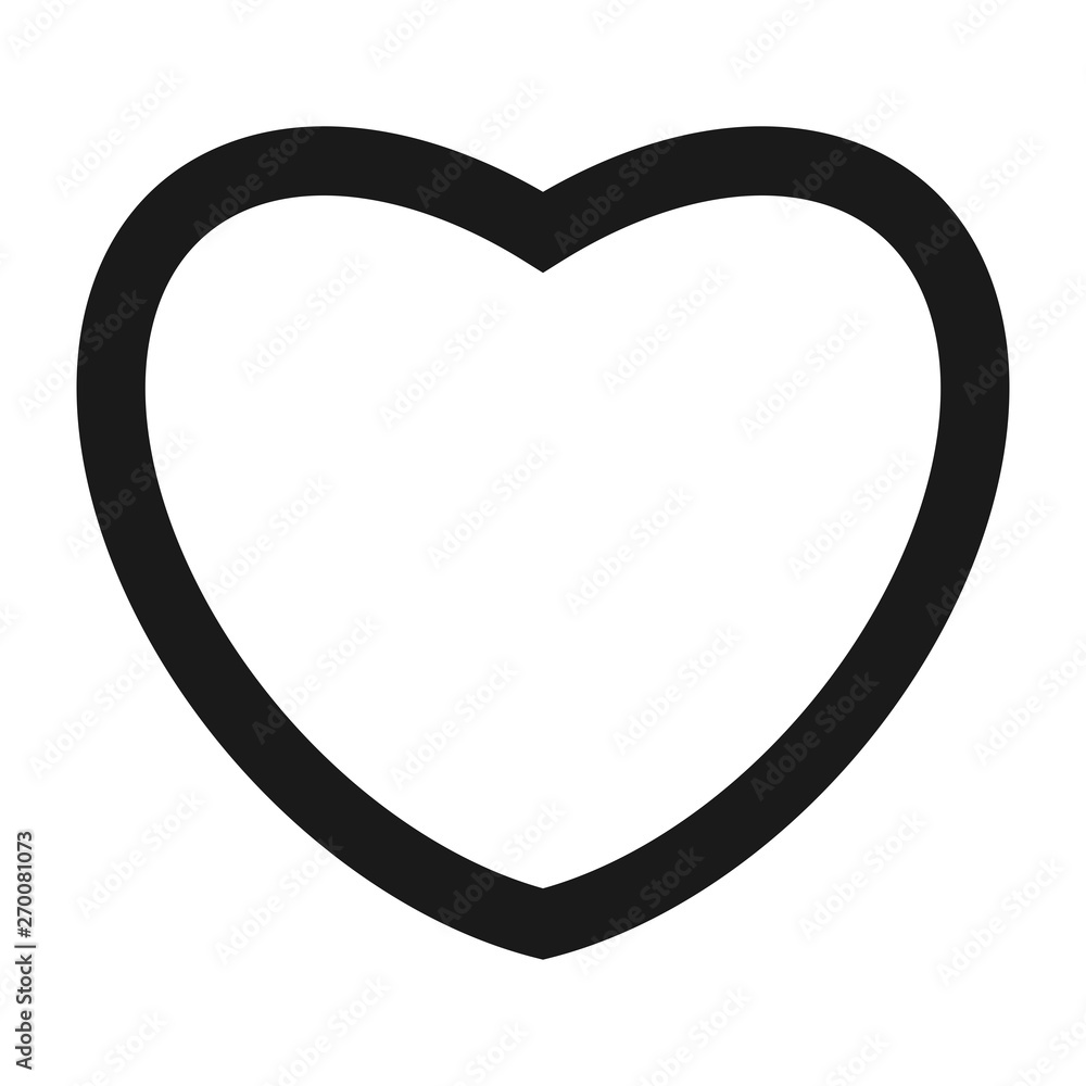 heart or love - minimal line web icon. simple vector illustration. concept for infographic, website or app. heart or love - minimal line web icon. simple vector illustration. concept for infographic, website or app.