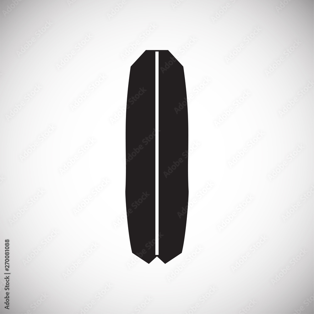 Naklejka premium Surfboard icons on background for graphic and web design. Simple vector sign. Internet concept symbol for website button or mobile app.