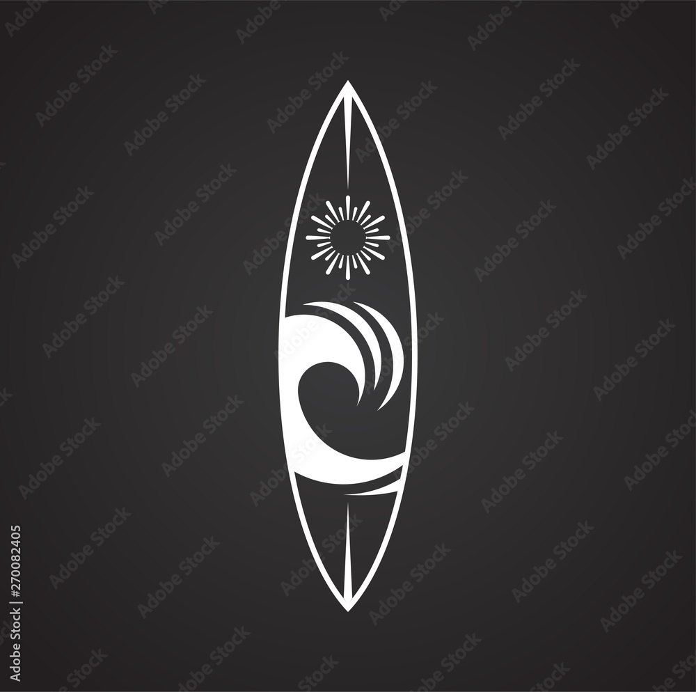 Surfboard icons on background for graphic and web design. Simple vector sign. Internet concept symbol for website button or mobile app. Surfboard icons on background for graphic and web design. Simple vector sign. Internet concept symbol for website button or mobile app.