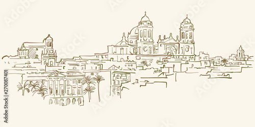 Havanna Skyline drawing