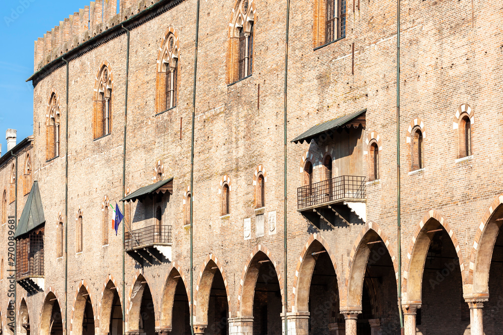 Fototapeta premium Old square in Mantova, Italy