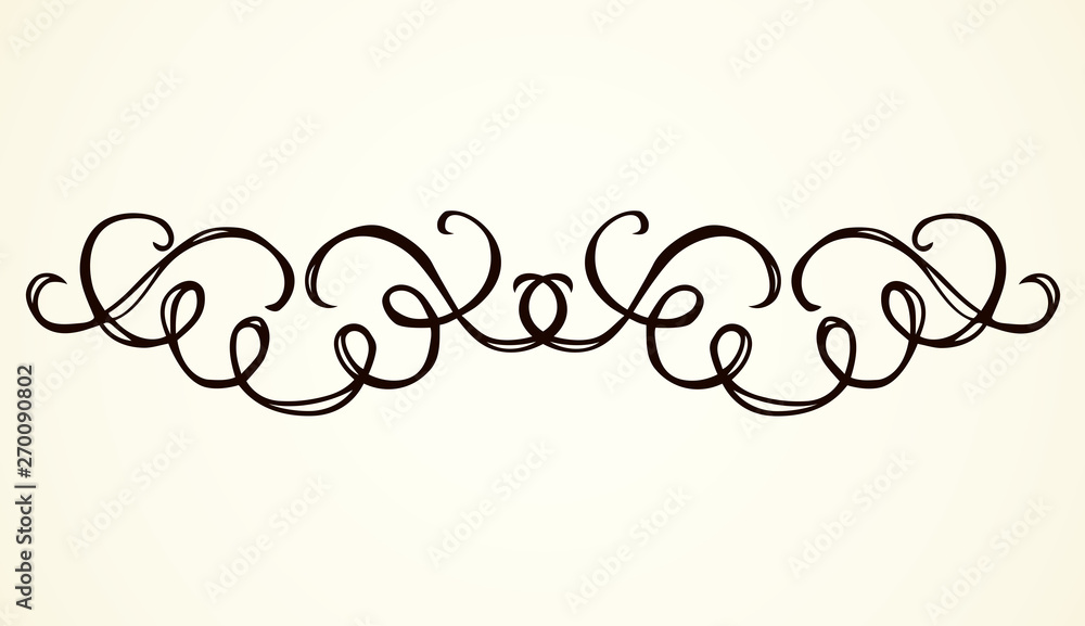 Obraz premium Vignette. Vector drawing