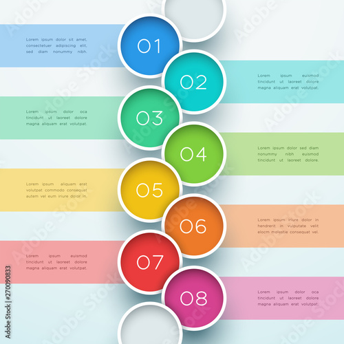 Abstract Circle Sections Overlapping Background
