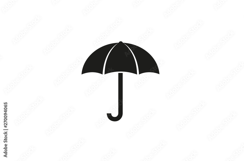 Creative Black Umbrella Logo Design Symbol Vector Illustration Creative Black Umbrella Logo Design Symbol Vector Illustration