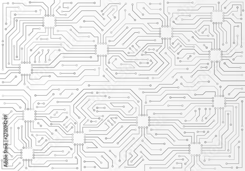 High-tech technology background texture. Circuit board minimal pattern. Science vector illustration.