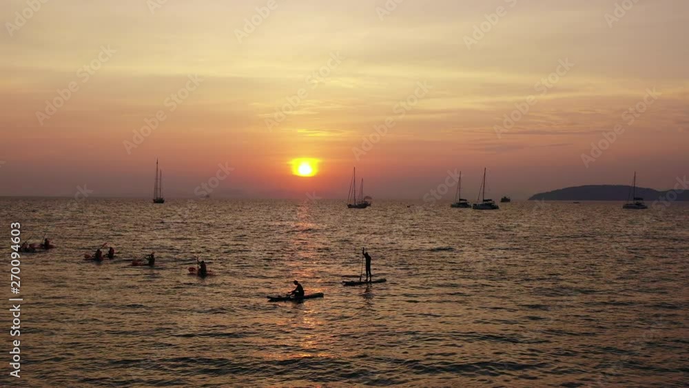 atardecer increíble en Tailandia con drone atardecer increíble en Tailandia con drone