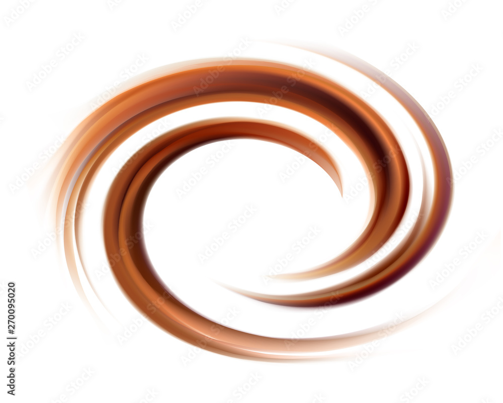 Vector background of swirling creamy chocolate texture Vector background of swirling creamy chocolate texture