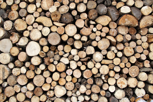 pile of wood background