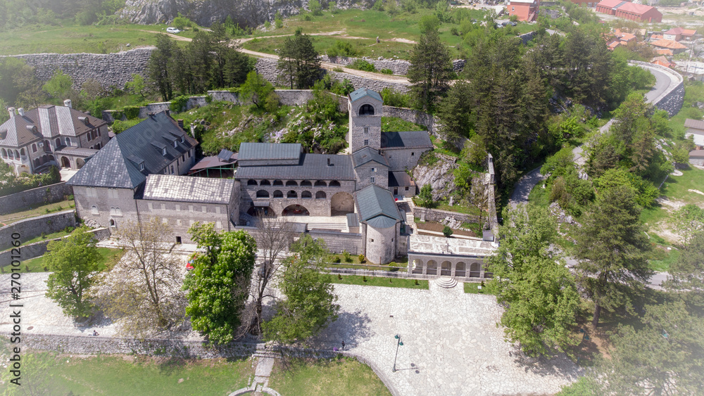 Orthodox Monastery of the Nativity of the Blessed Virgin Mary in Cetinje, Montenegro.