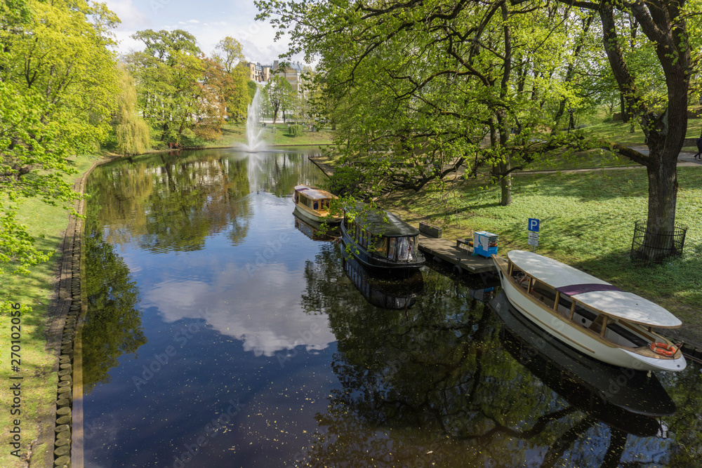 Park in the city centre of Riga, Latvia