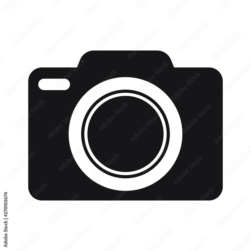 Photo camera vector icon Photo camera vector icon