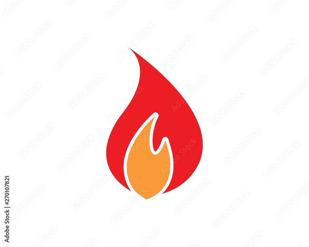 Fire flame Logo Template vector icon Oil, gas and energy Fire flame Logo Template vector icon Oil, gas and energy