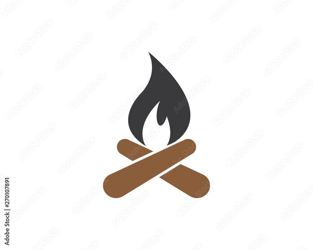 Fire flame Logo Template vector icon Oil, gas and energy Fire flame Logo Template vector icon Oil, gas and energy