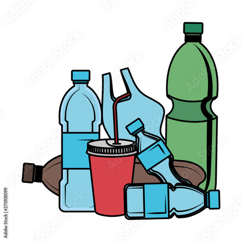 plastic and disposables products garbage