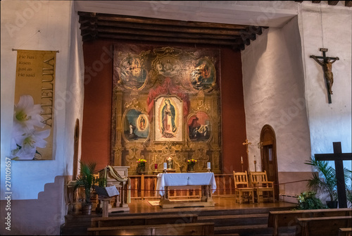 Our lady of Guadalupe Church Santa Fe Altar