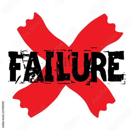 FAILURE stamp on white background