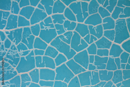 cracked blue plaster texture