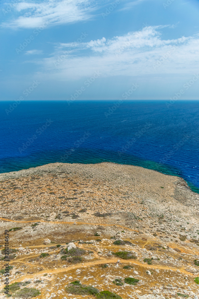 Picturesque views from the top of the mountain on the Mediterranean coast. Picturesque views from the top of the mountain on the Mediterranean coast.