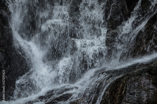 White Waterfall in Japan 
