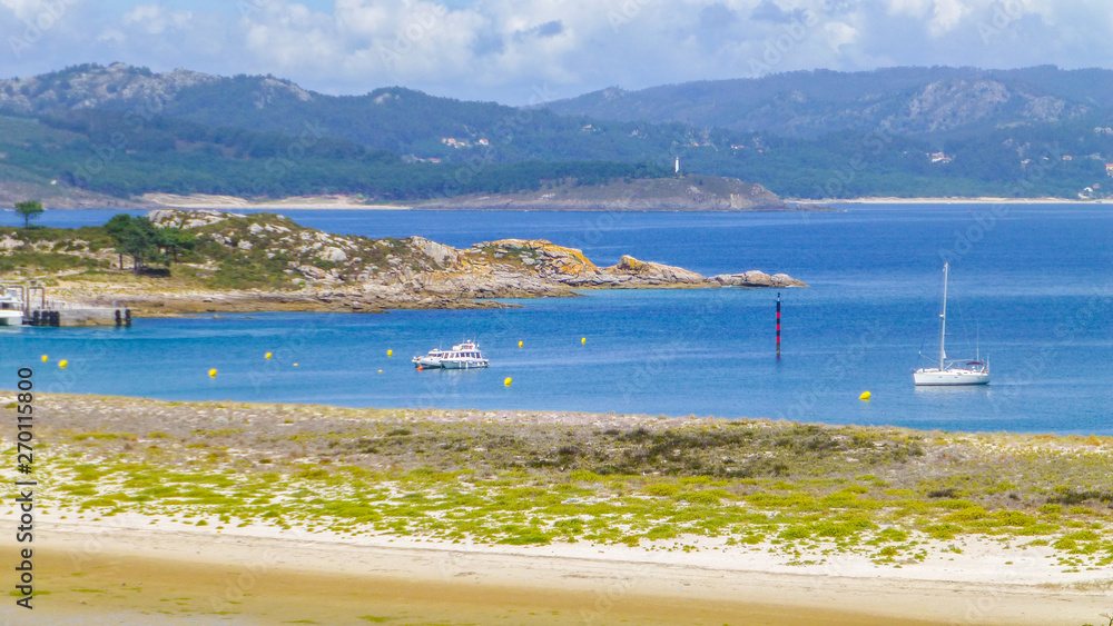 Islas Cies / Cies Islands. National Park in Galicia,Spain