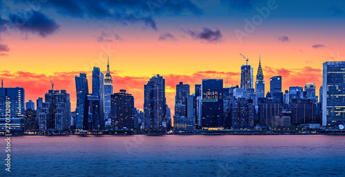 マンハッタン　夕景