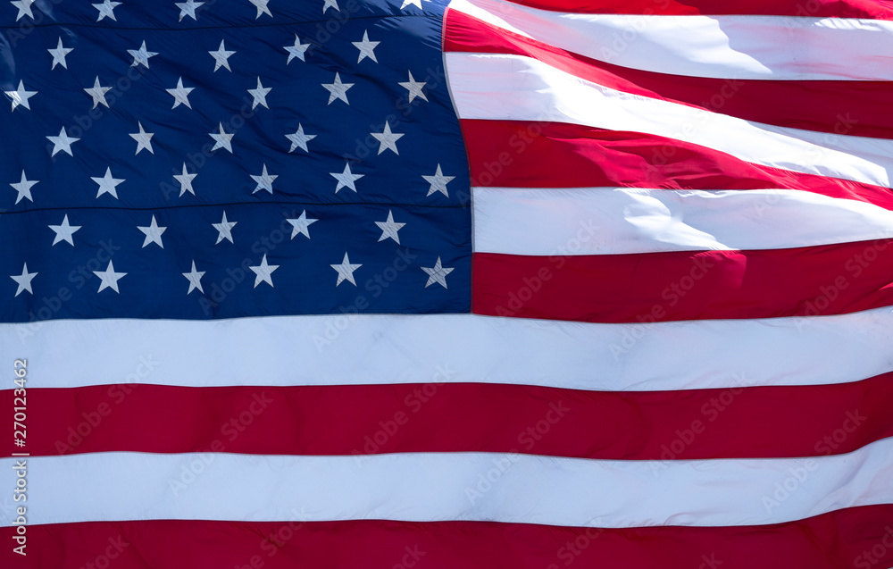 Extreme Close Up of the Stars and Stripes of an American Flag Extreme Close Up of the Stars and Stripes of an American Flag