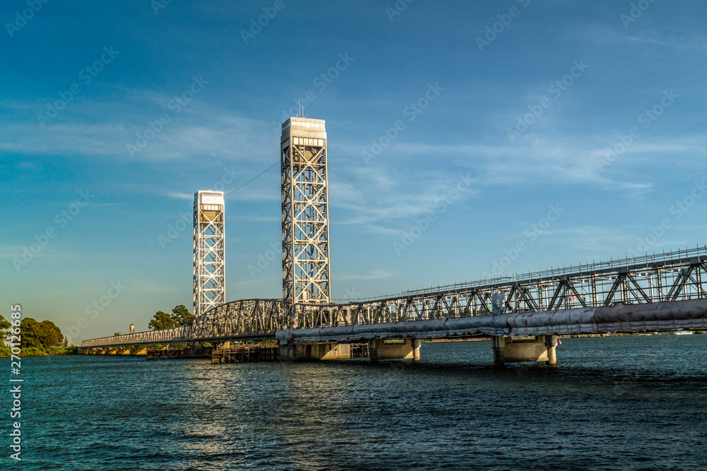 Fototapeta premium Helen Madere Memorial Bridge, Rio Vista, California