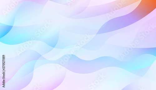 Abstract Shiny Waves  Lines. For Elegant Pattern Cover Book. Vector Illustration with Color Gradient.