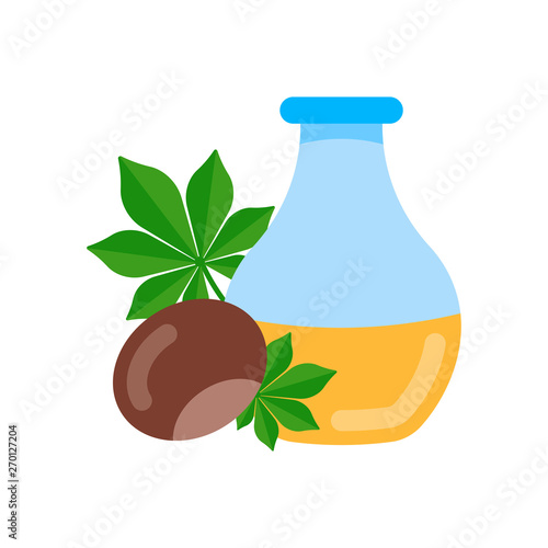 Chestnut Oil Illustration