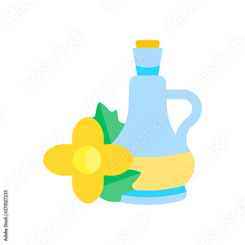 Canola Oil Illustration