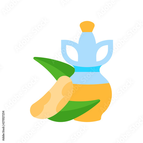 Brazil Nut Oil Illustration