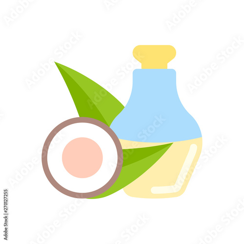 Coconut Oil Illustration