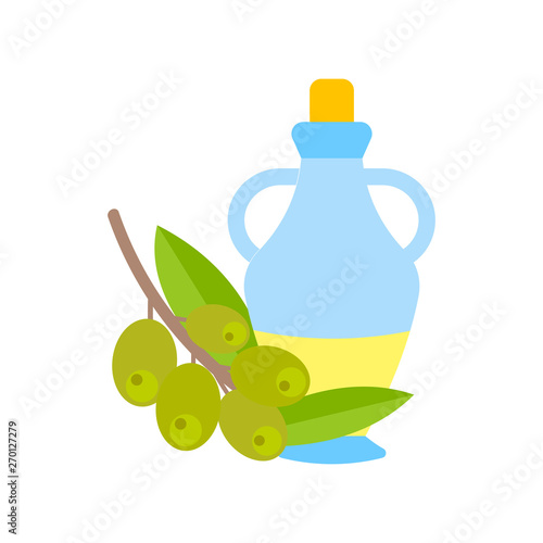 Olive Oil Illustration