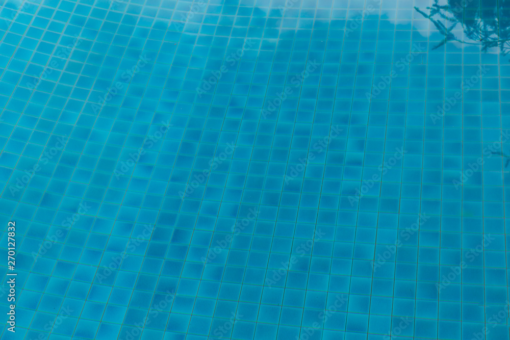 Blue pool water Blue pool water